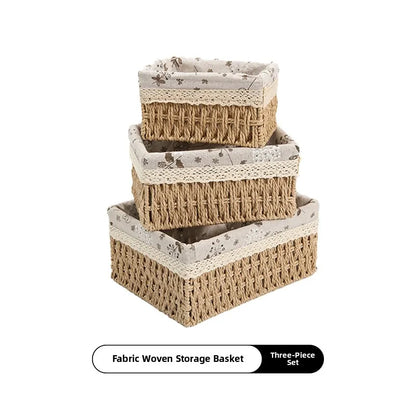 Wicker Storage Basket – Versatile Organizer for Toys, Clothes, Cosmetics & More