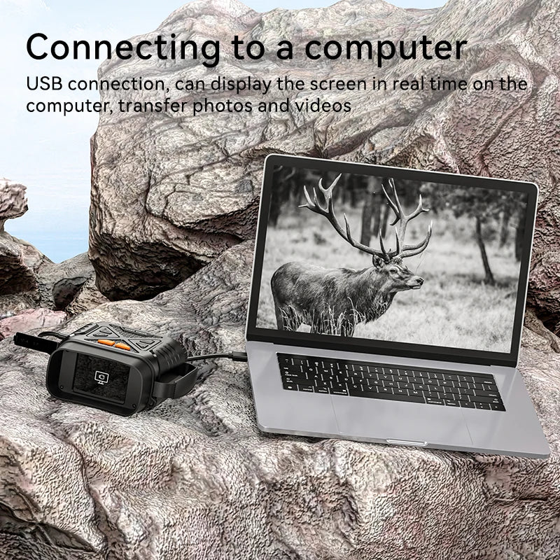 1080P Night Vision Binoculars – 10x Zoom, 800m Infrared.