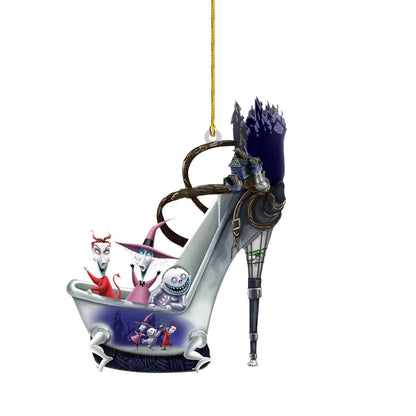 Nightmare Before Christmas Jack & Sally Hanging Ornament.