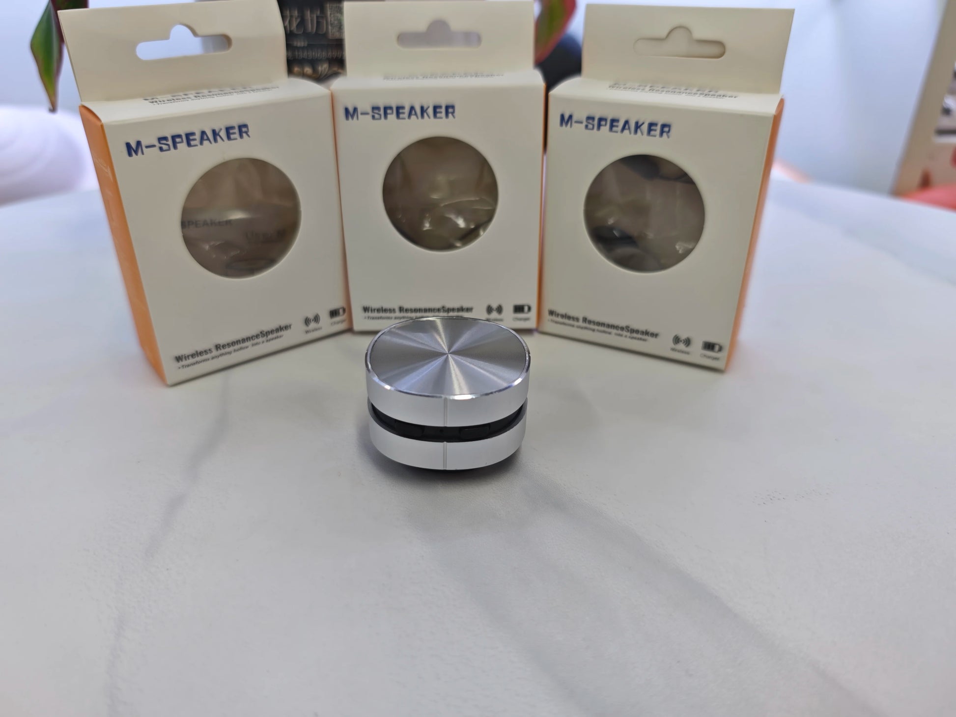 Hummingbird Bone Conduction Speaker with FM Radio Bluetooth-Compatible TWS Wireless Stereo Dual Sound Audio Box Mini Speaker.