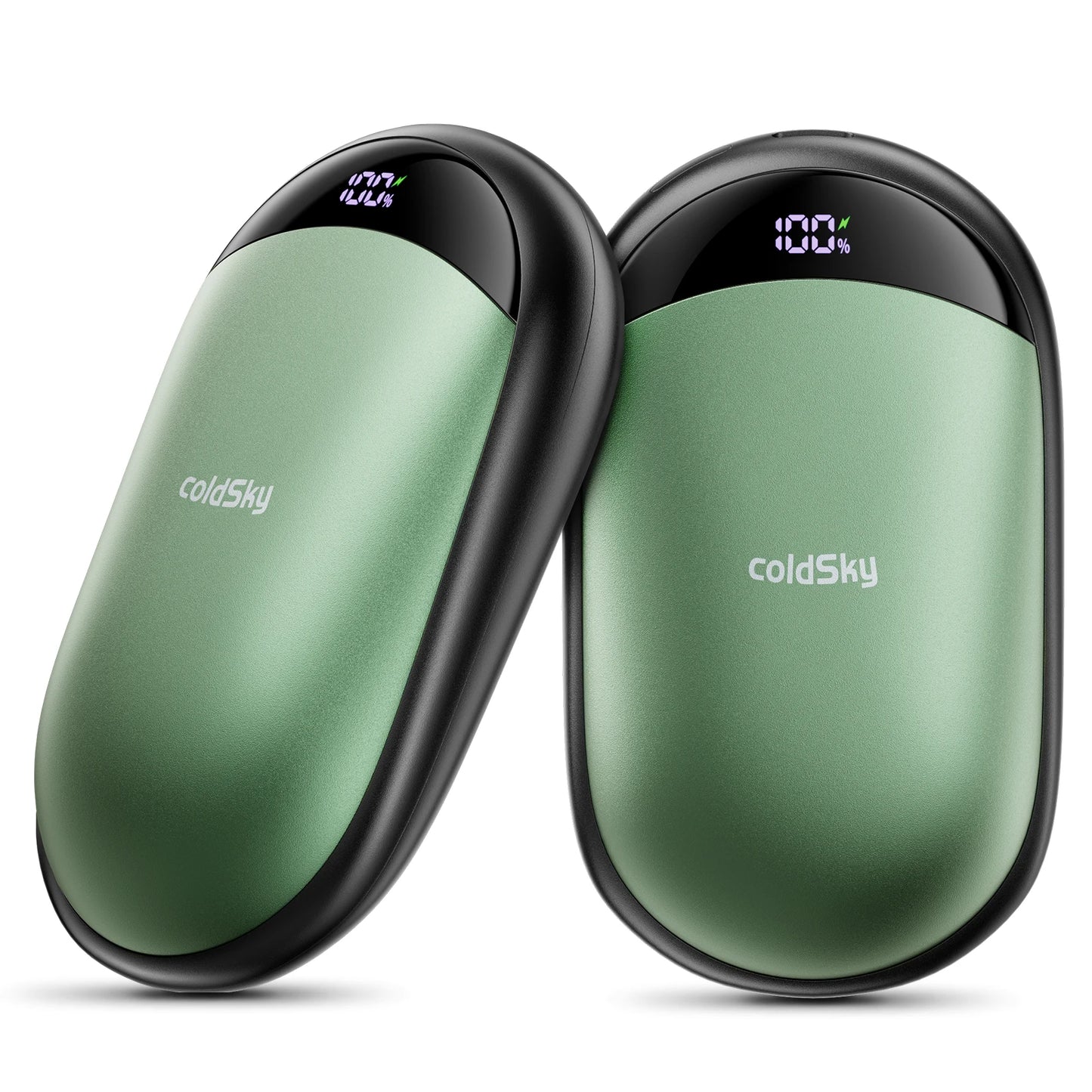 2-in-1 Rechargeable Magnetic Hand Warmers – 2 Pack with Digital Display | Smart Winter Comfort for Commuting, Sports, and Gifting.