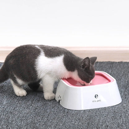 1.5L Spill-Proof Floating Pet Water Bowl – No Mess, Clean Drinking for Cats & Dogs.