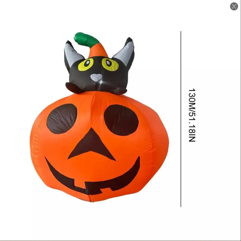  Outdoor Halloween Toys Decoration LED Lighted Inflatable Pumpkin Ghost Skeleton Skull Spider Halloween Party Proops