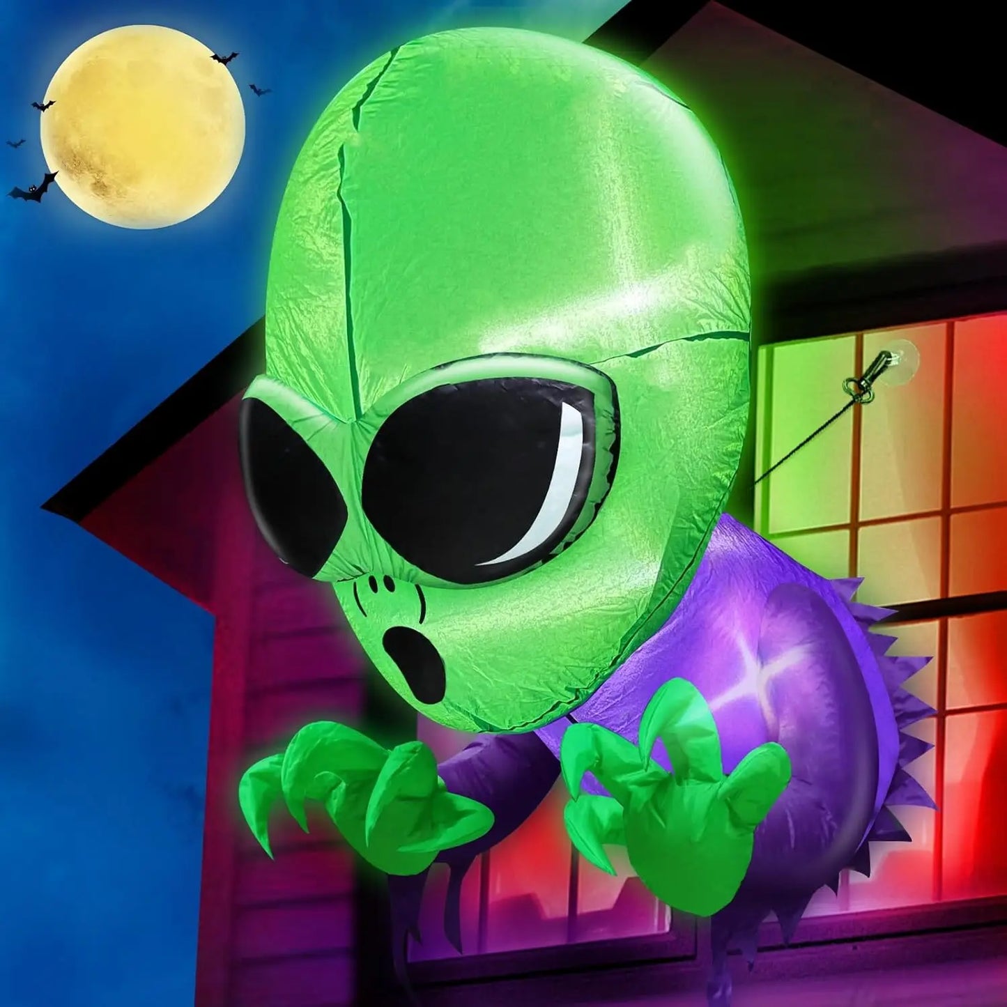  Outdoor Halloween Toys Decoration LED Lighted Inflatable Pumpkin Ghost Skeleton Skull Spider Halloween Party Proops