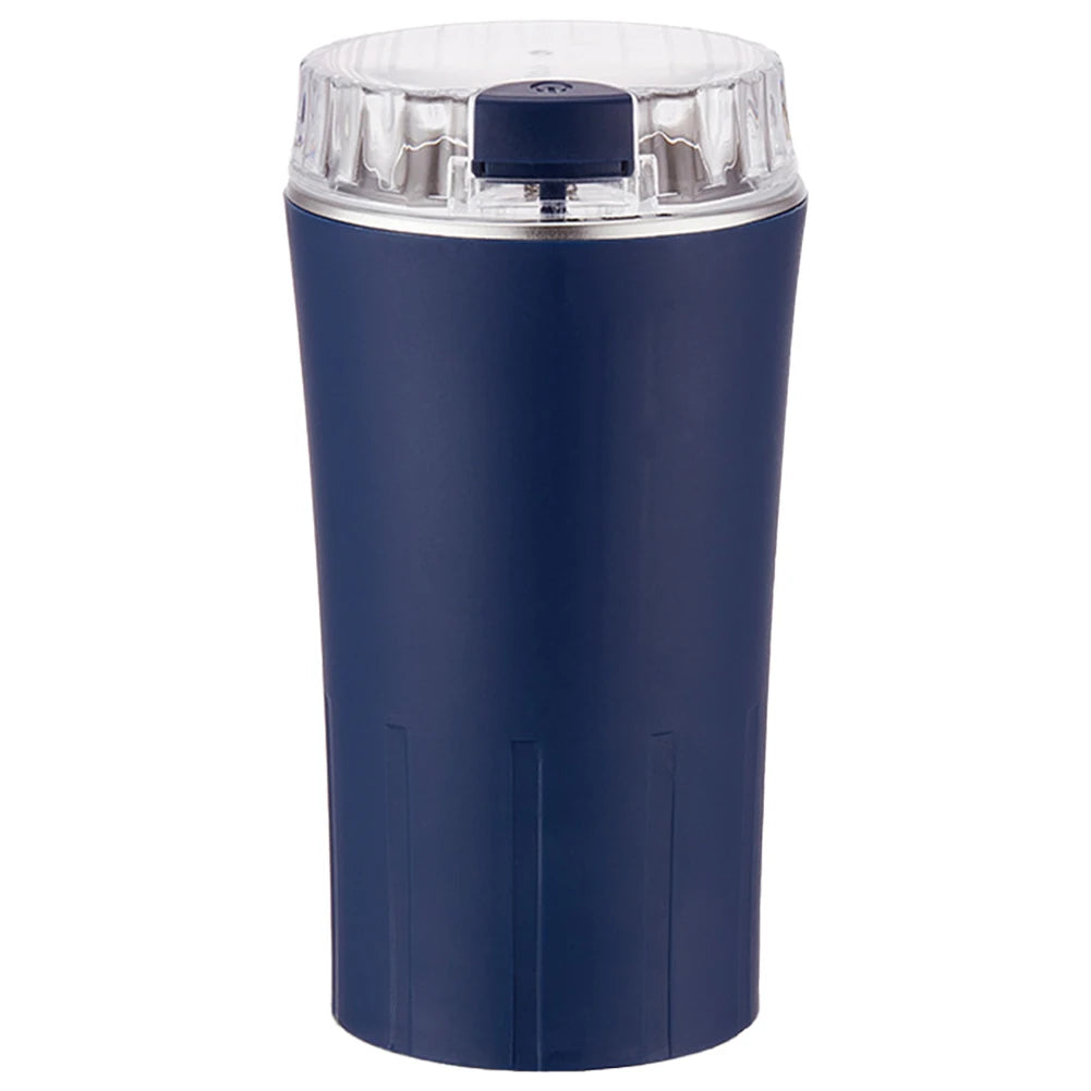 Compact Stainless Steel Electric Grinder - Perfect for Coffee Beans, Spices, Nuts, and Herbs!.
