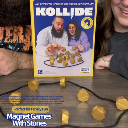 KOLLIDE™ Magnetic Chess Puzzle Game – Viral Family Strategy Board, Portable Travel Fun – 50% OFF Today