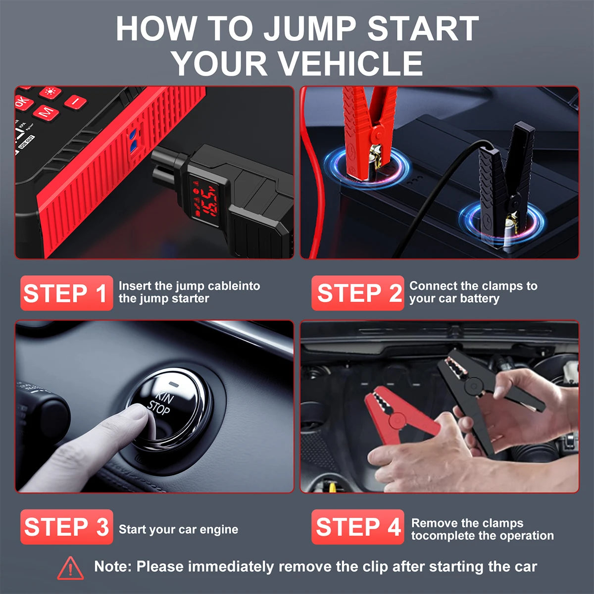UltraBoost 7000A Car Jump Starter – All‑in‑One Roadside Rescue Tool.