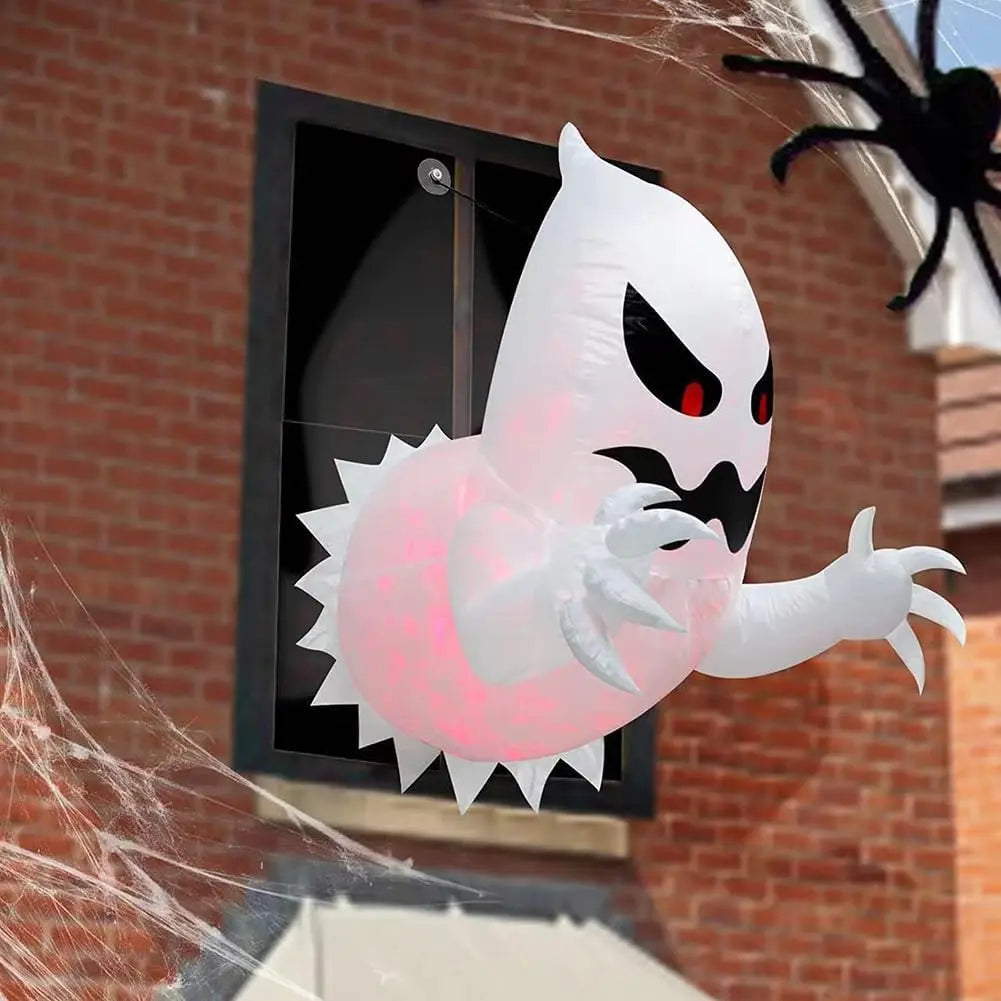  Outdoor Halloween Toys Decoration LED Lighted Inflatable Pumpkin Ghost Skeleton Skull Spider Halloween Party Proops
