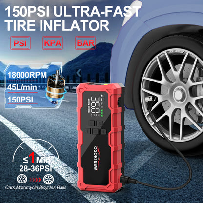 UltraBoost 7000A Car Jump Starter – All‑in‑One Roadside Rescue Tool.