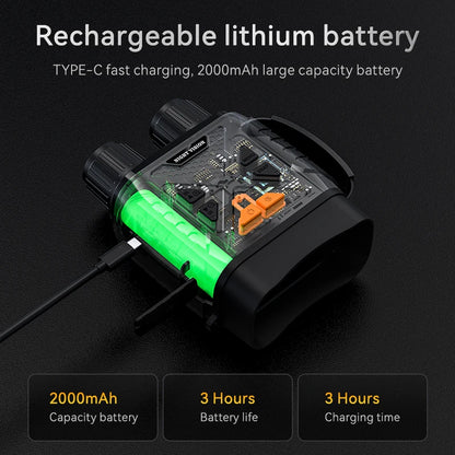 1080P Night Vision Binoculars – 10x Zoom, 800m Infrared.