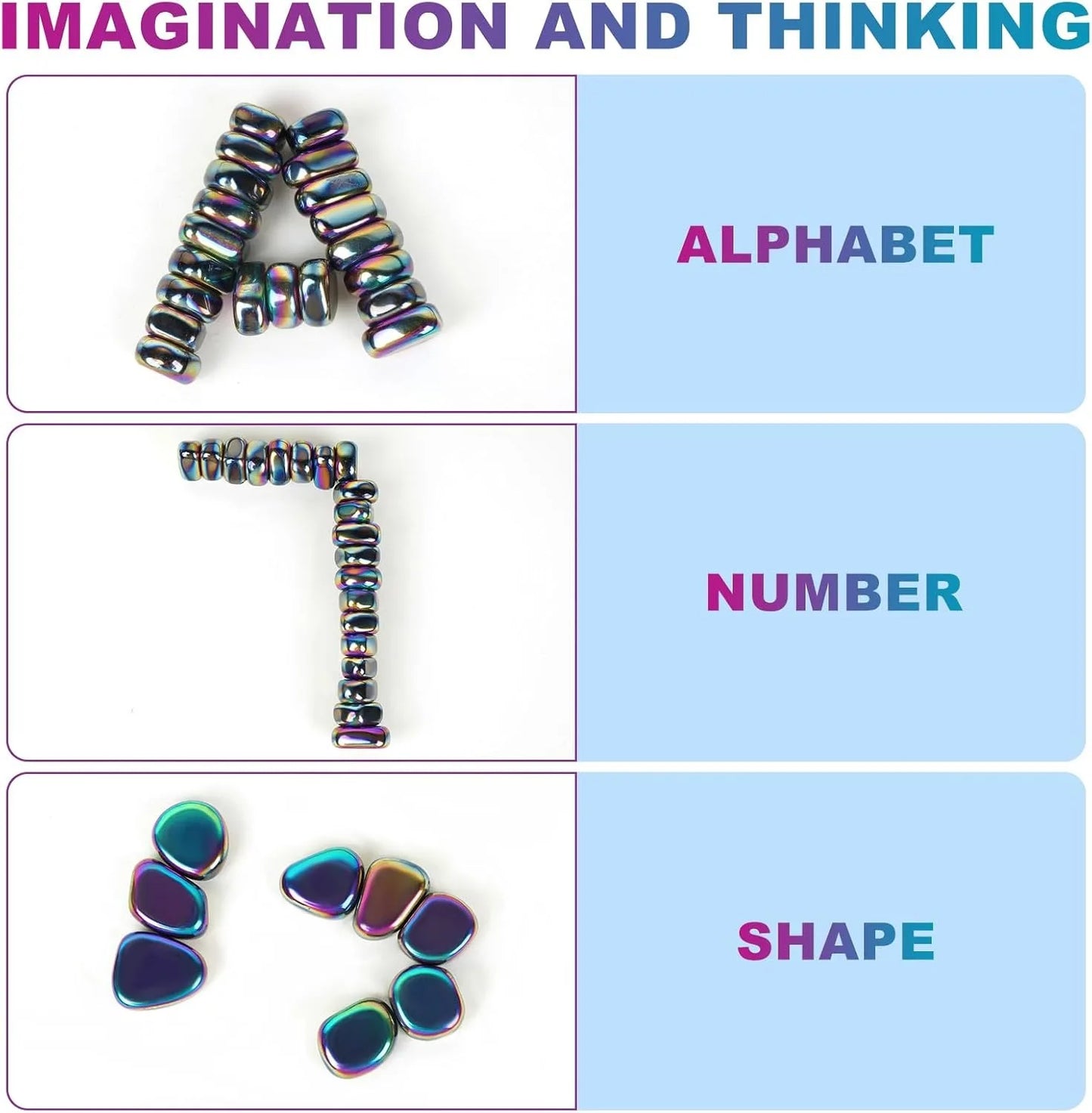 Magnetic Stones & Balls – Chess Game Pieces, Fidget Toy & Desk Accessory – 50% OFF Today