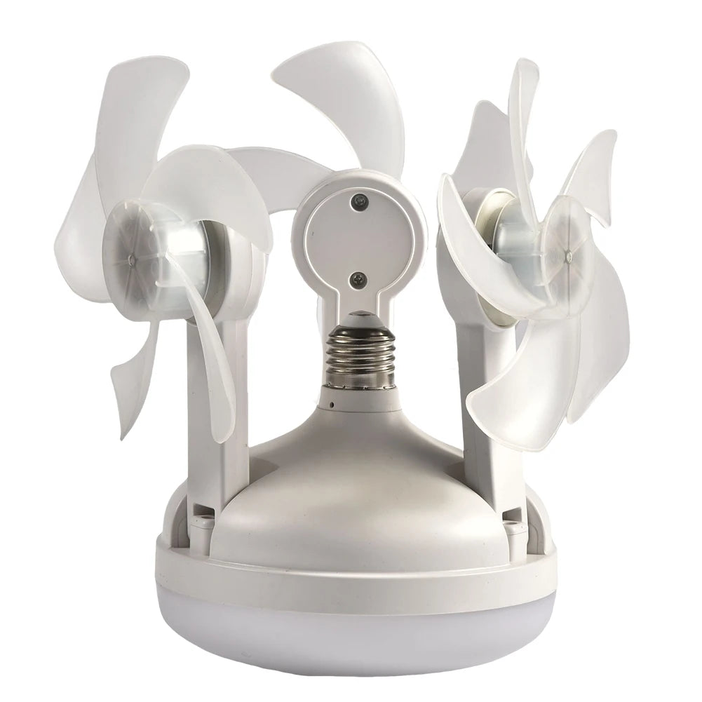 Drone Fan Light E27 Universal Dimming Fan with Remote Control for Home Living Room Bedroom Silent Ceiling Fan Light 50/60W.
