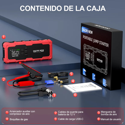 UltraBoost 7000A Car Jump Starter – All‑in‑One Roadside Rescue Tool.