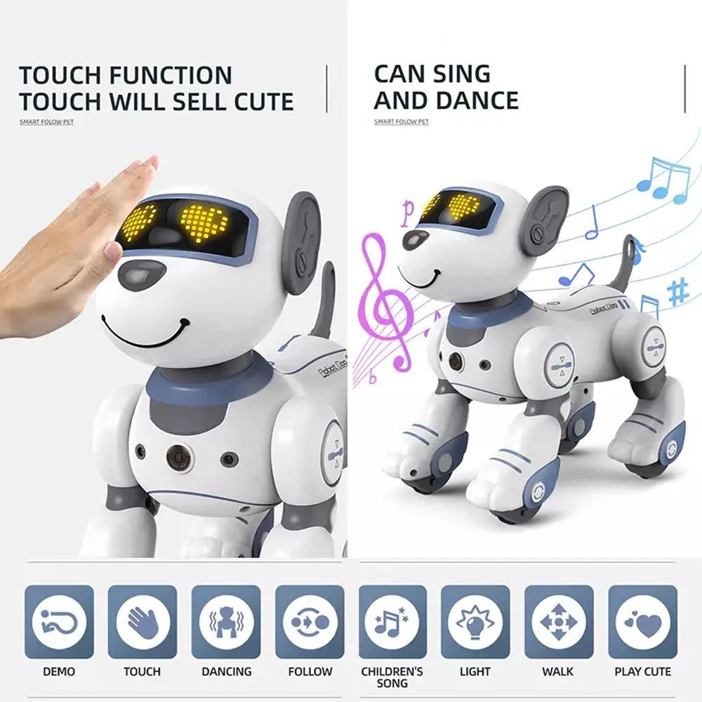 Meet Your Child’s First Smart Pup – The Robot Dog That Sings, Dances & Learns Tricks.
