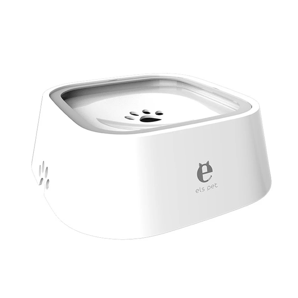 1.5L Spill-Proof Floating Pet Water Bowl – No Mess, Clean Drinking for Cats & Dogs.