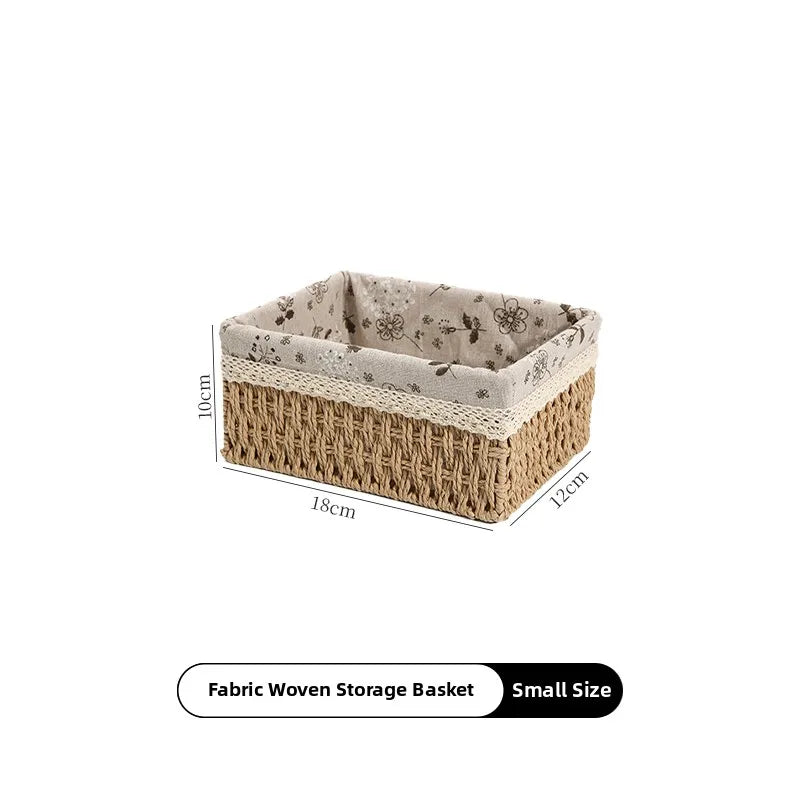 Wicker Storage Basket – Versatile Organizer for Toys, Clothes, Cosmetics & More