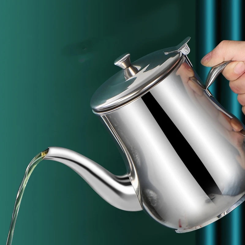 Stainless Steel Oil Filter Pot – Durable, Leak‑Proof Kitchen Storage.