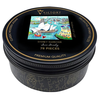 Sydney Harbour – Travel Mini Wooden Jigsaw Puzzle, 78 Pieces.