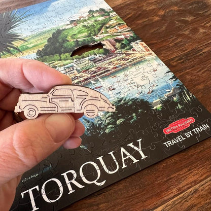 Vintage Poster – Torquay Wooden Jigsaw Puzzle.