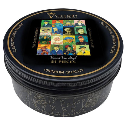 Van Gogh Portraits – Travel Mini Wooden Jigsaw Puzzle.