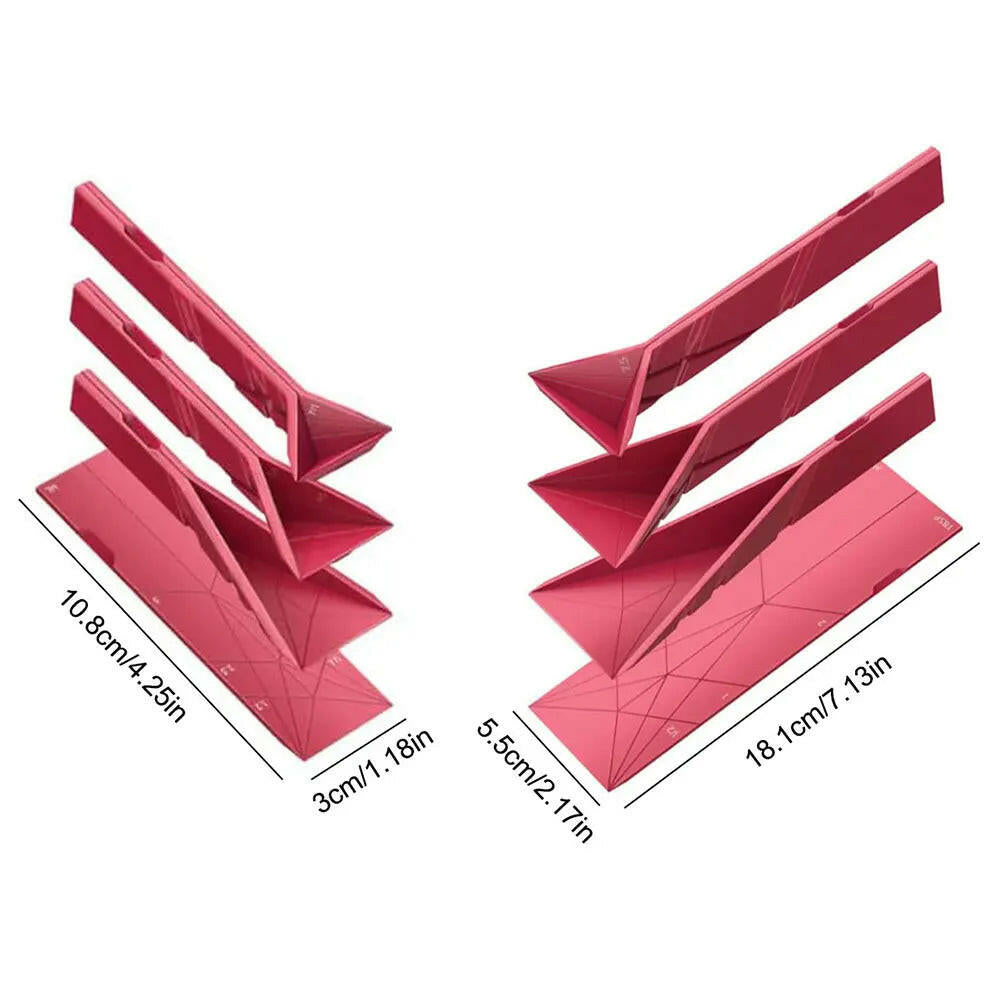 Polygons Flat 3-In-1 Cooking Baking Liquid Spoon Spoon Shaped Cooking Baking Tablespoon Fold Measure Home Kitchen Tools.
