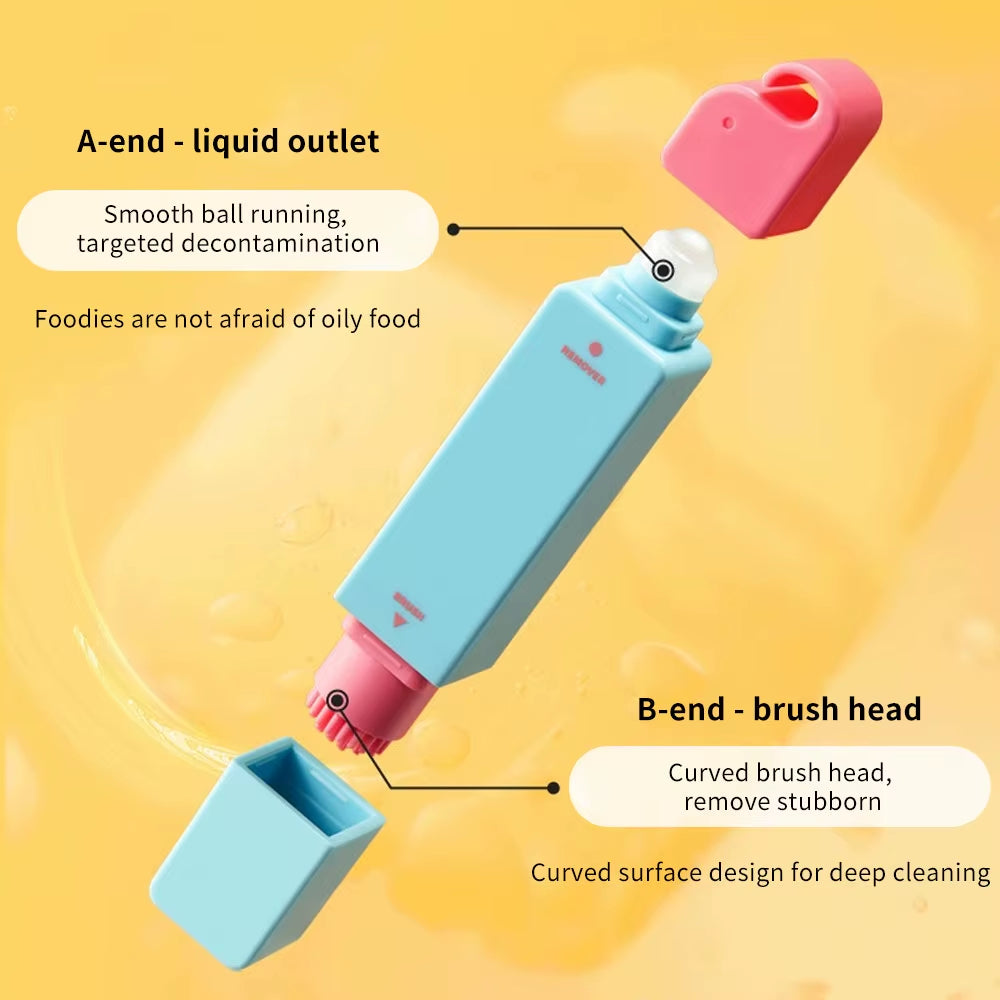 Instant Stain Removal Made Easy: 3-Second Active Enzyme Laundry Stain Remover Pen