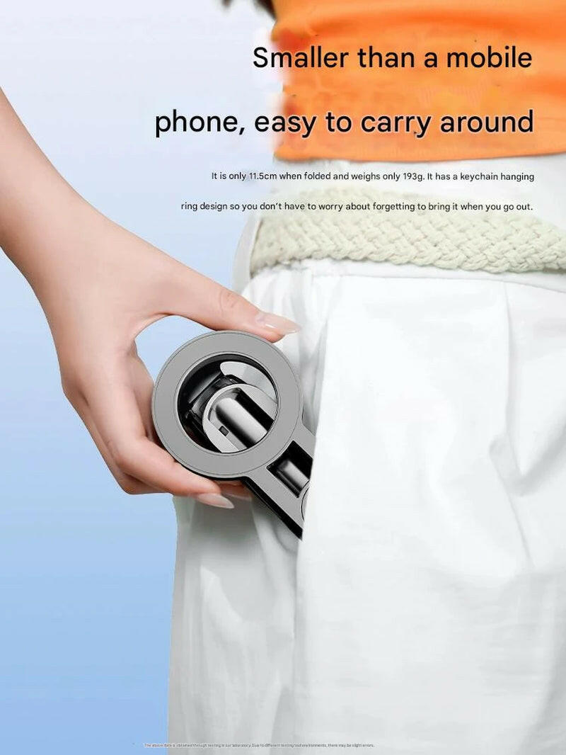 Premium 4-in-1 Selfie Stick with Wireless Remote, Magnetic Clip, and 360° Rotation for Optimal Photography