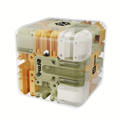 Maze Cube – 3D Six-Sided Puzzle Challenge (8.4cm).