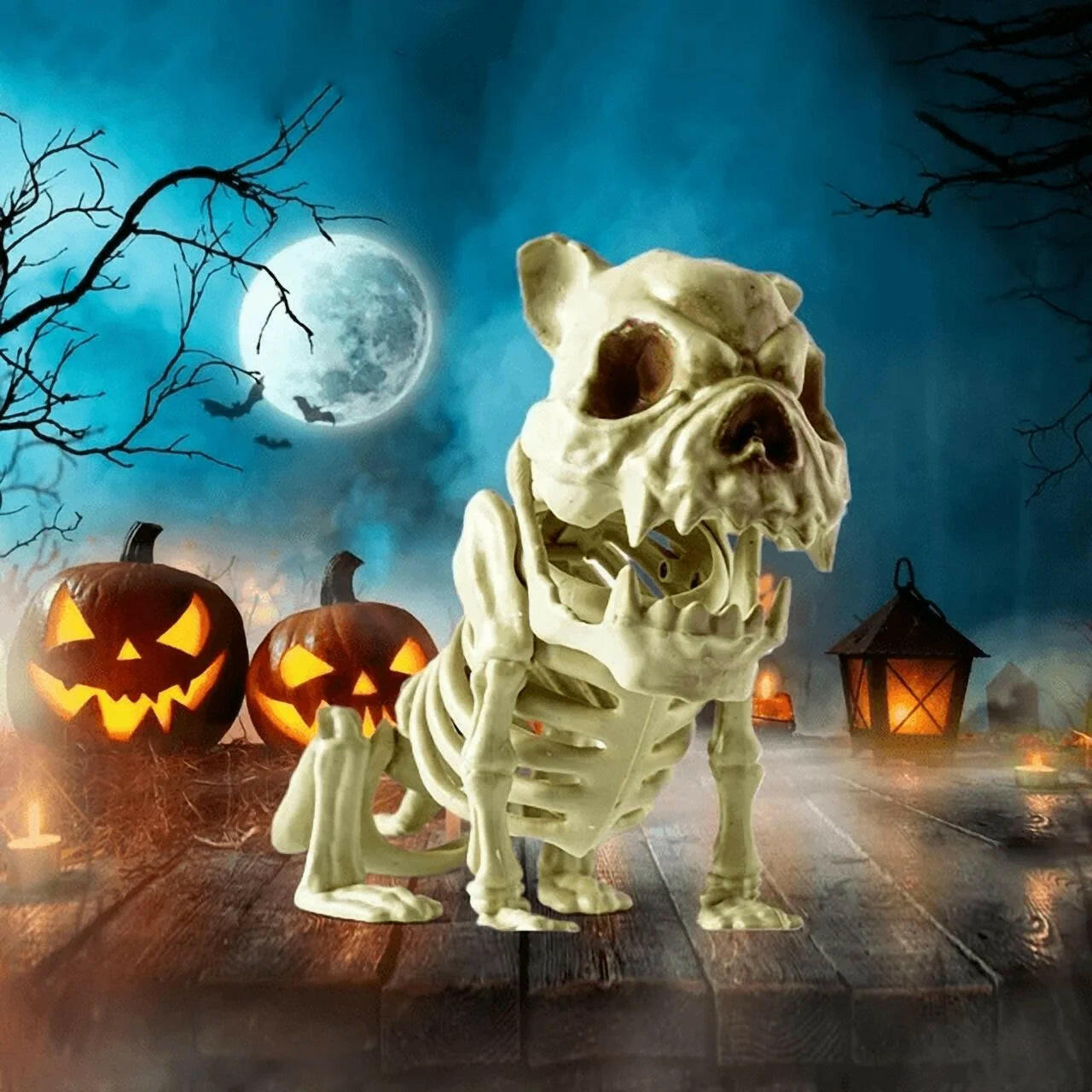 Spooktacular Halloween Outdoor Skeleton Decor Set - Create Your Haunted House This Halloween!