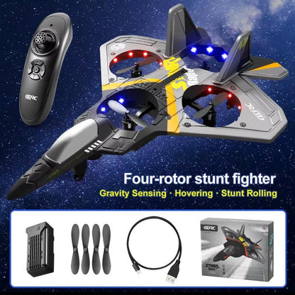 Take Flight with Confidence – V17 Foam RC Plane 2.4G Fighter Jet Glider for Beginners & Hobbyists.