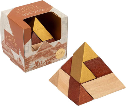 Great Pyramid of Giza Wooden Puzzle | Ancient Egypt Brain Teaser | Holiday Gift Challenge.