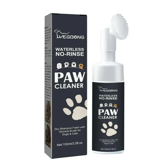 Dog Paw Washing Foam -  Rinse-Free Paw Cleaner.