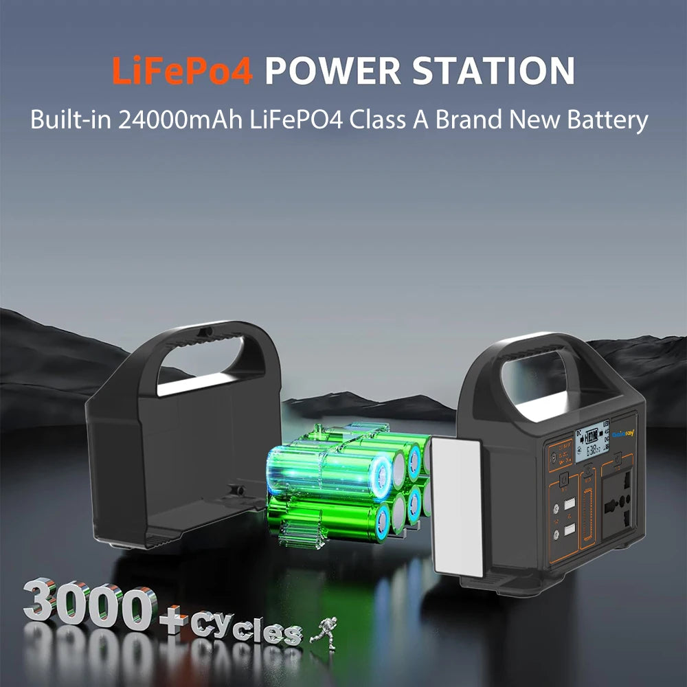 ​​​​​​​100W Portable Power Station – Compact, Powerful & Solar-Ready!