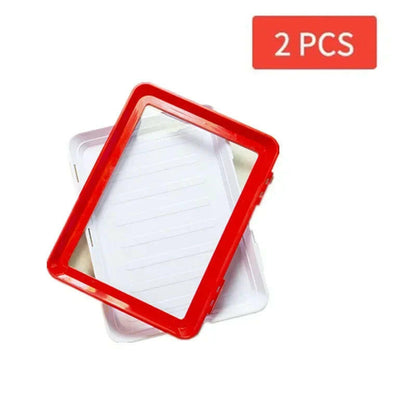 Reusable Food Preservation Tray for Seafood, Beef, and Ham - Keep Your Freshness with This Refrigerator Organizer!.