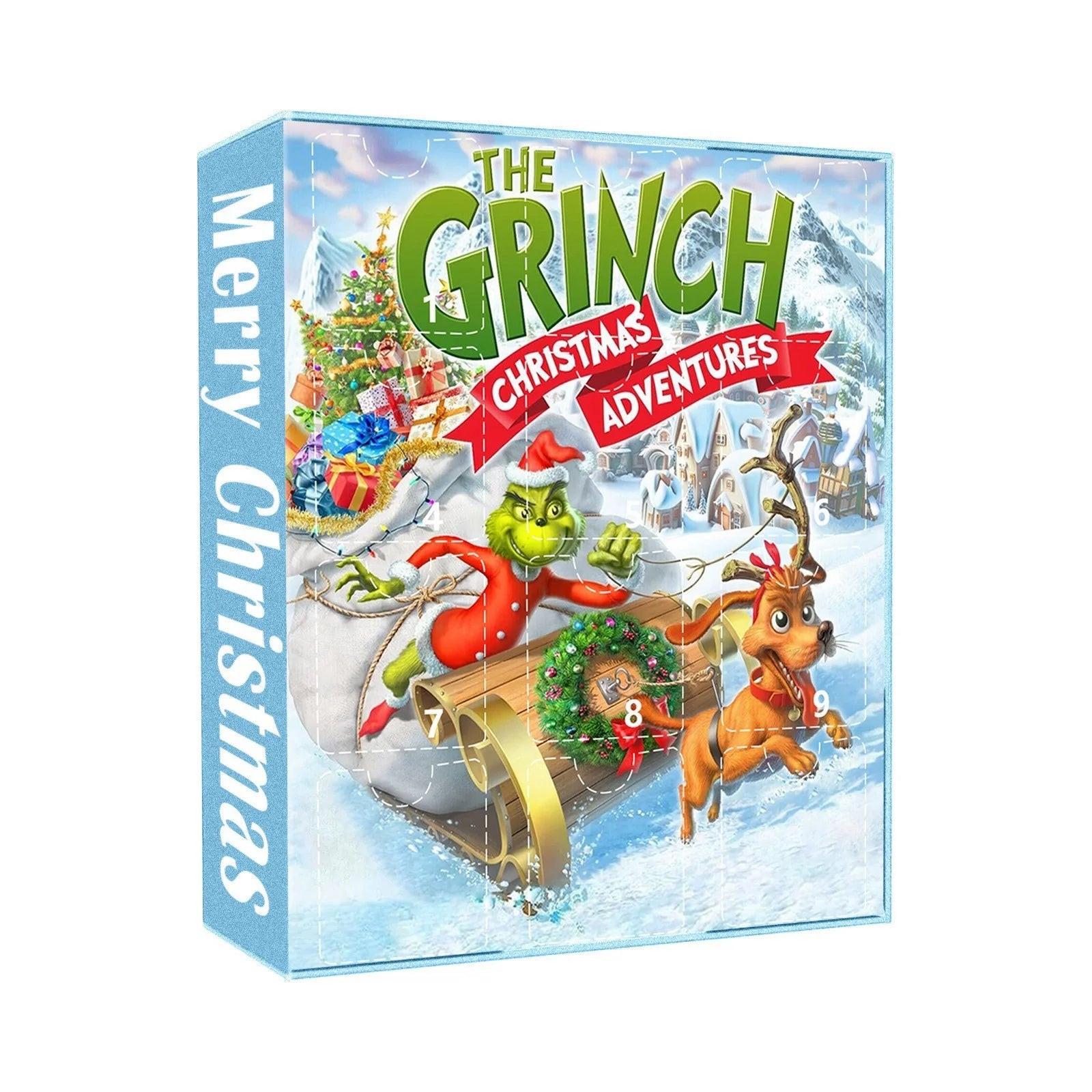 Grinch Advent Calendar 2025 – 24-Day Christmas Countdown with Collectible Figures.