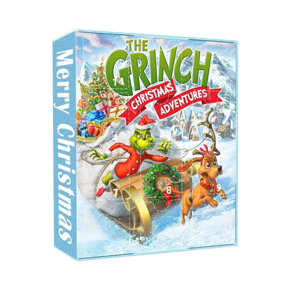 Grinch Advent Calendar 2025 – 24-Day Christmas Countdown with Collectible Figures.