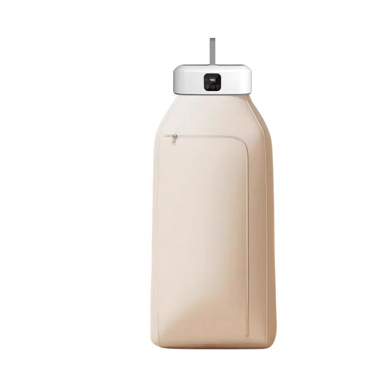 Mini portable dryer with foldable design, intelligent timer & fast drying. Compact, travel-friendly & remote-controlled for effortless drying anywhere!