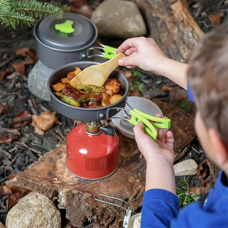 Complete Lightweight Camping Cookware Set.