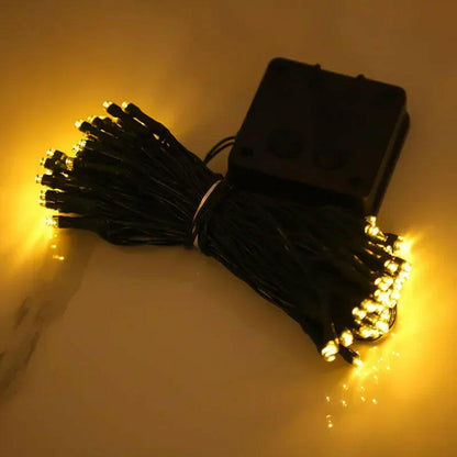 Solar Retro Kerosene LED String Lights – Warm White Decorative Lanterns for Halloween, Ramadan, Eid & Festive Occasions
