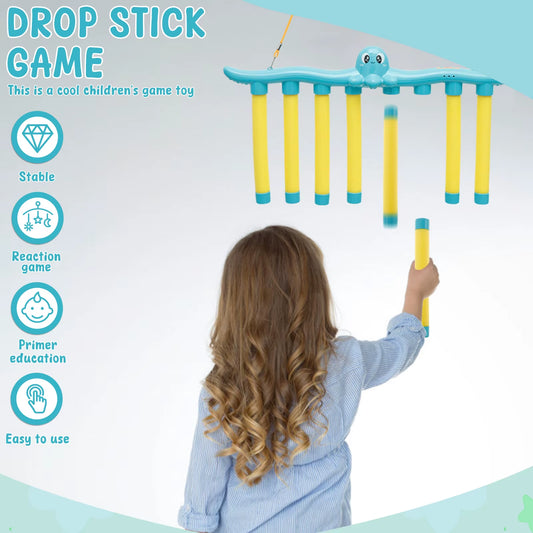 Catching sticks game with adjustable speeds, skill-building gameplay & durable design. Perfect for kids & adults! Fun, interactive & great for coordination training.