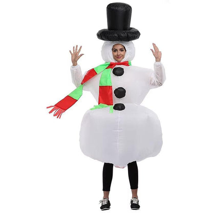 Christmas Inflatable Costume – Gingerbread, Santa, Snowman & More | Adult & Kids Sizes for Holiday Parties & Cosplay.