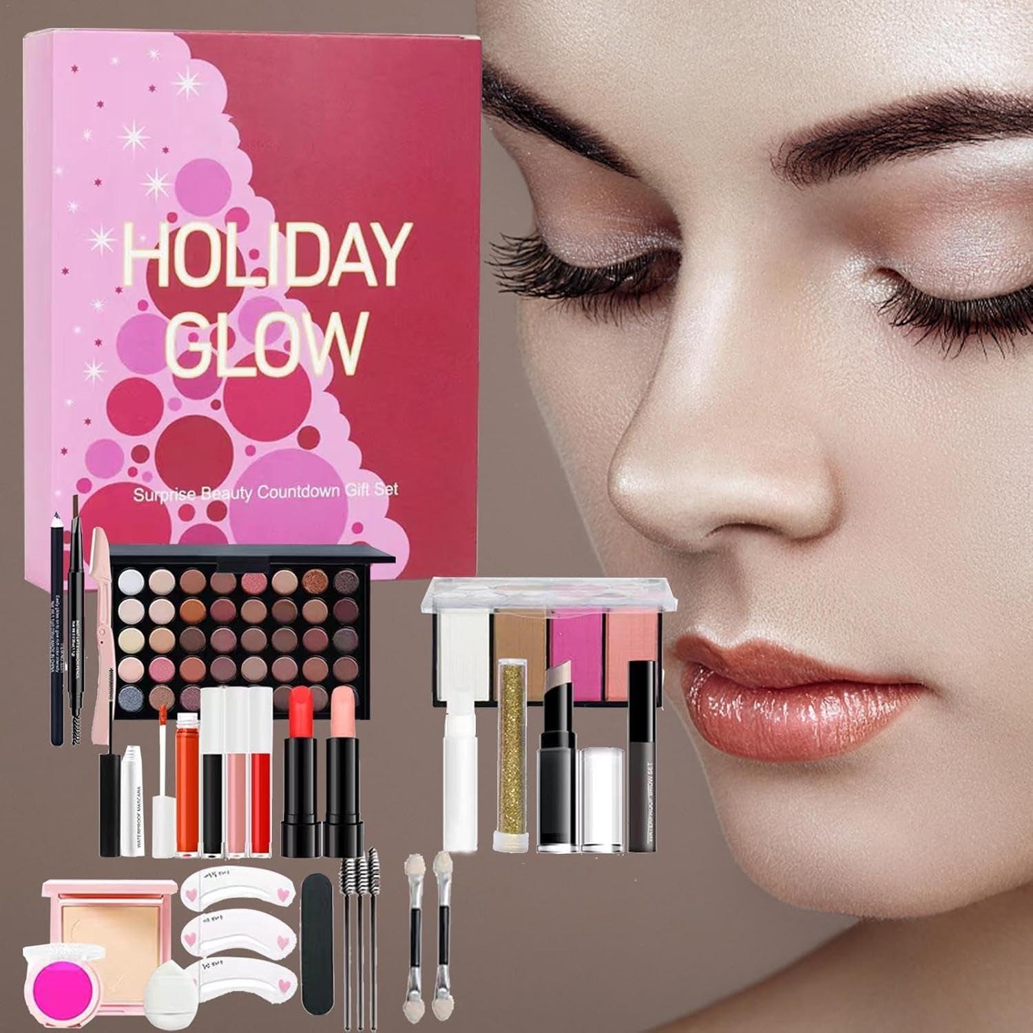24-Day Beauty Advent Calendar – Makeup Countdown Gift Set.