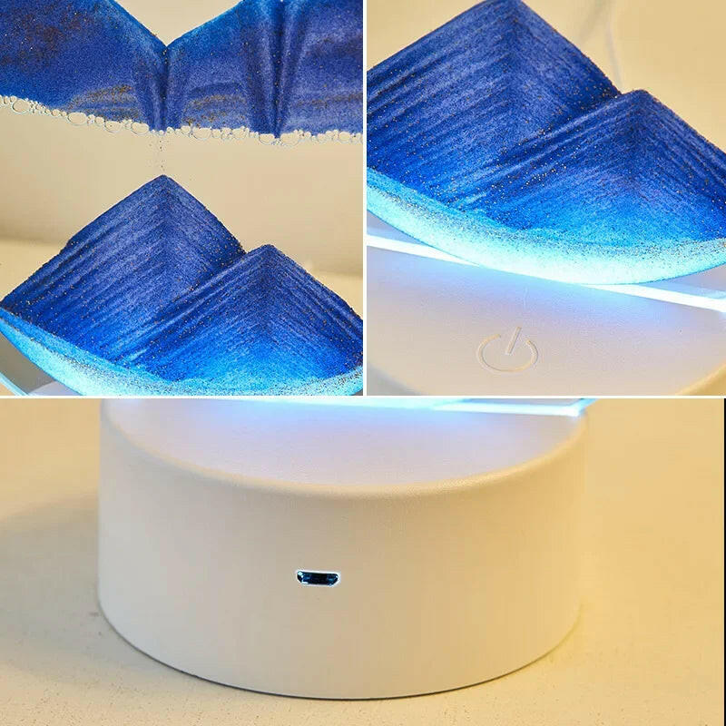 Illuminate Your World with the 16-Color LED 3D Sandscape Lamp – A Stunning Hourglass Night Light and Captivating Deep Sea Art!.