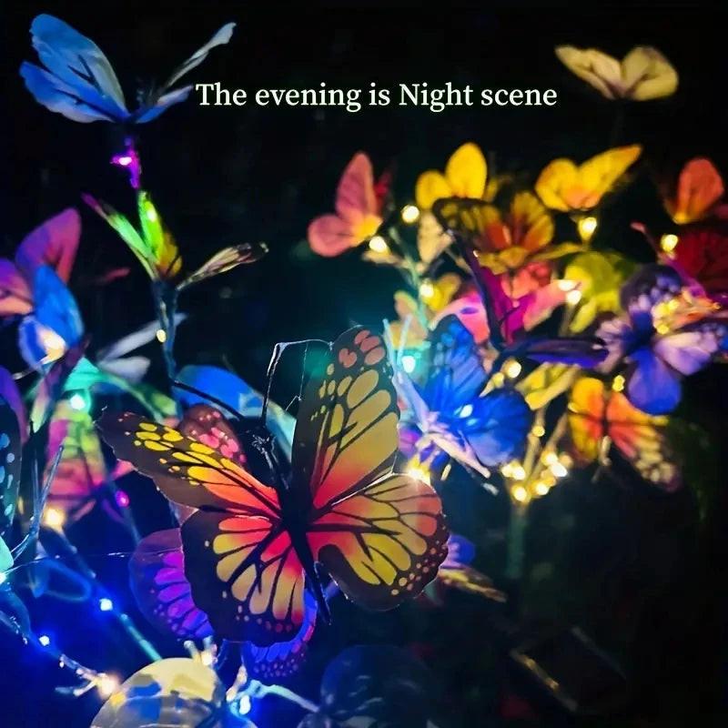 Solar Butterfly Garden Light – Stunning Decorative Outdoor Illumination.