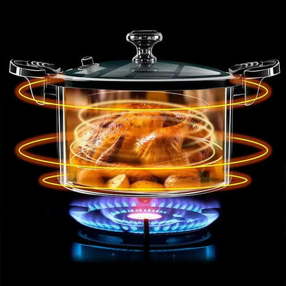 8L Enamel Micro Pressure Pot / Korean Vacuum Non Stick Pot.