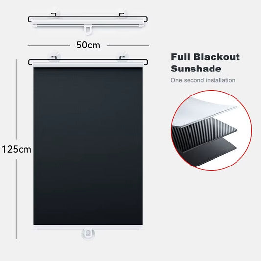  Cordless retractable roller shades for cars, vans & SUVs. Total blackout, UV protection & no-tool installation. Stay cool, private & stylish on the road!
