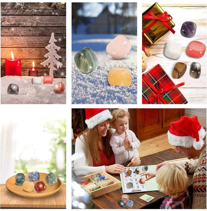 2025 Crystal Advent Calendar – 24-Day Gemstone & Fossil Countdown.