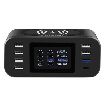 60W Qi Wireless Charging Station – Fast, Smart & Multi-Device Ready!.