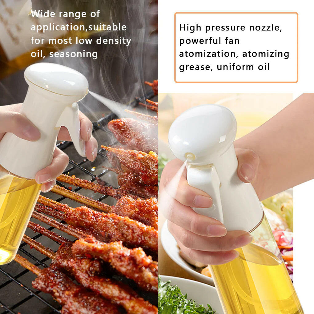 Spray smarter 💨🍽️ – Refillable 210ml oil bottle for flavour control & grease-free meals.