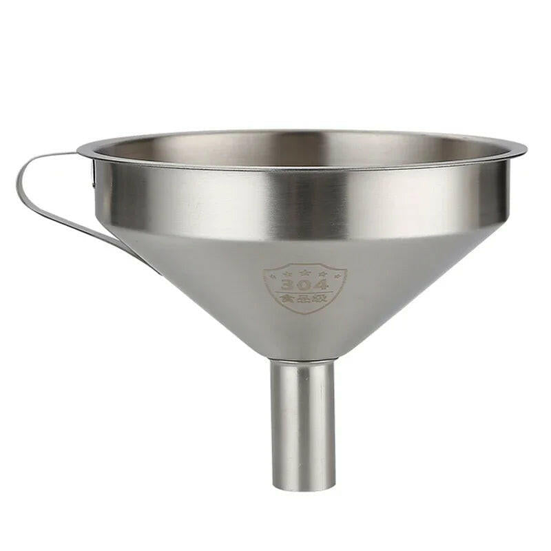 Premium Stainless Steel Funnel with Detachable Filter - Perfect for Canning and Kitchen Use!